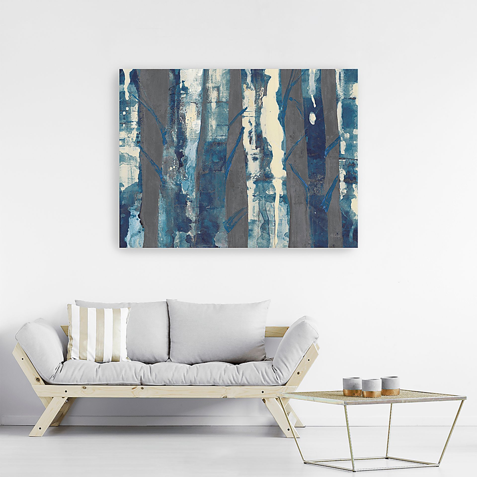 Quest Through The Woods Blue Artwork - Image 3
