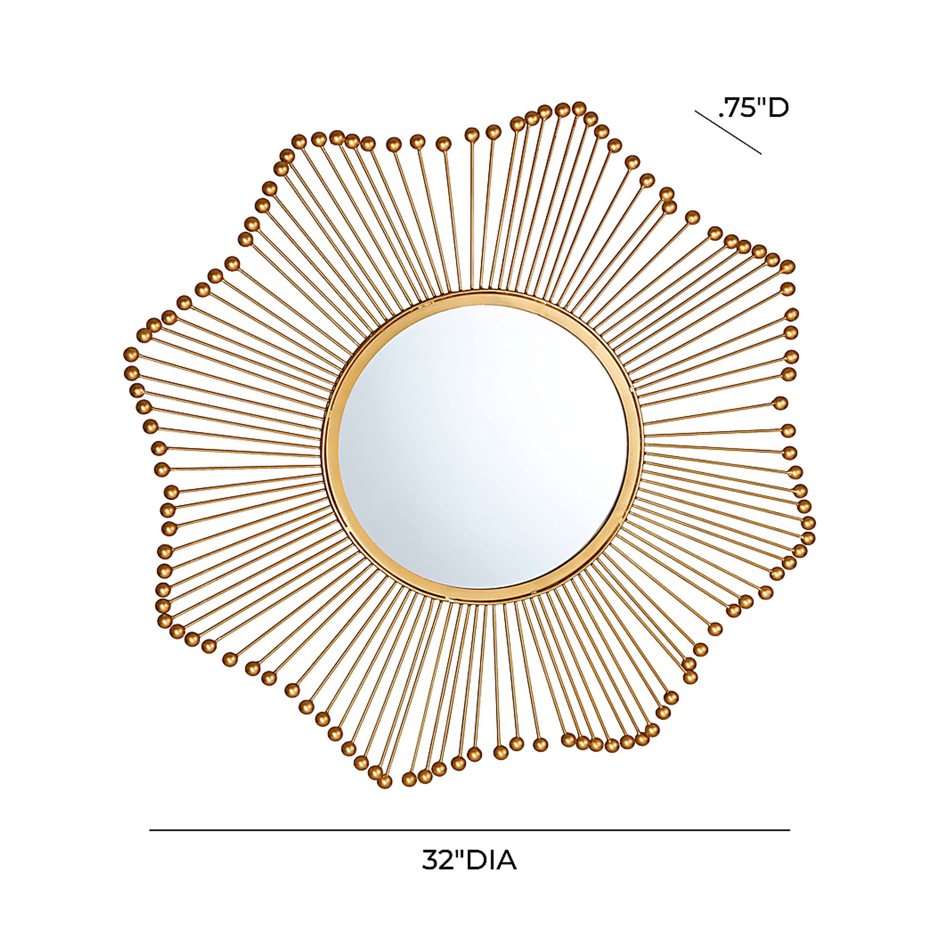 Quilella Gold Mirror - Image 5