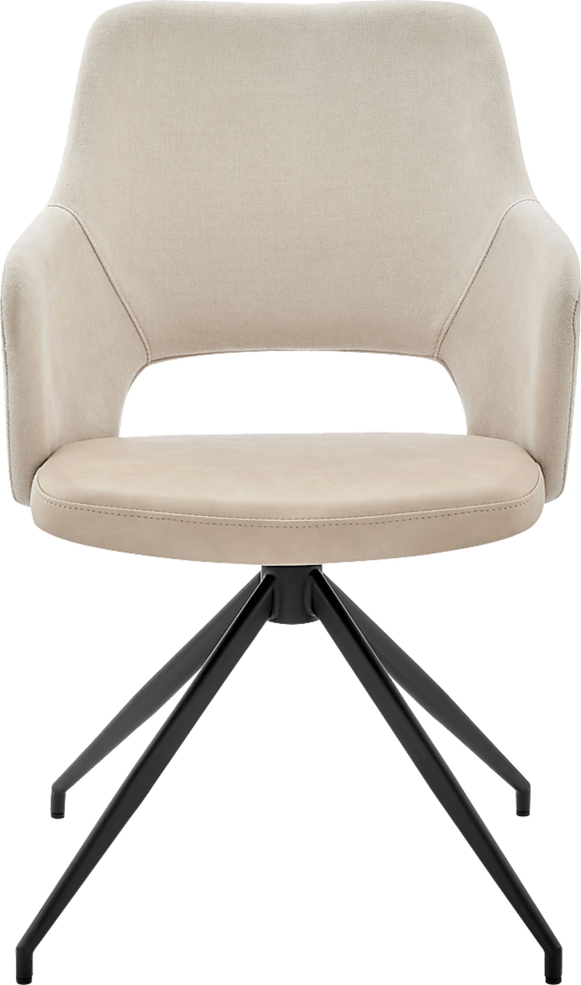 Quiment Beige Arm Chair - Image 2