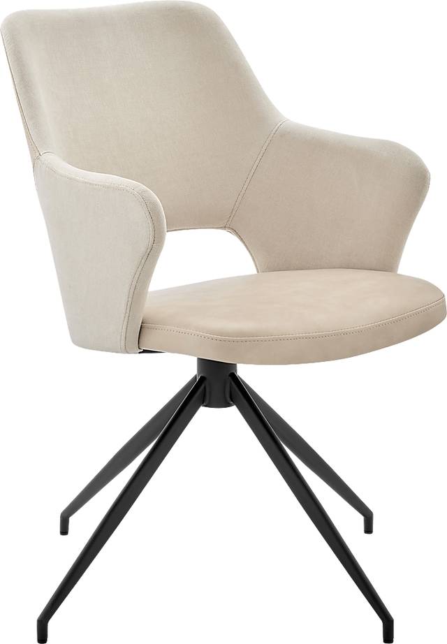 Quiment Beige Arm Chair - Thumbnail - Image 1