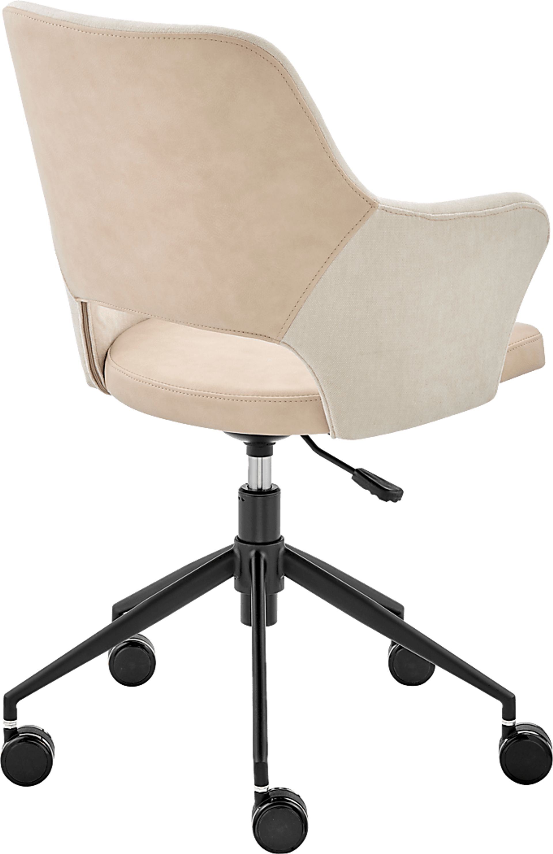 Quiment Light Beige Office Chair - Image 5