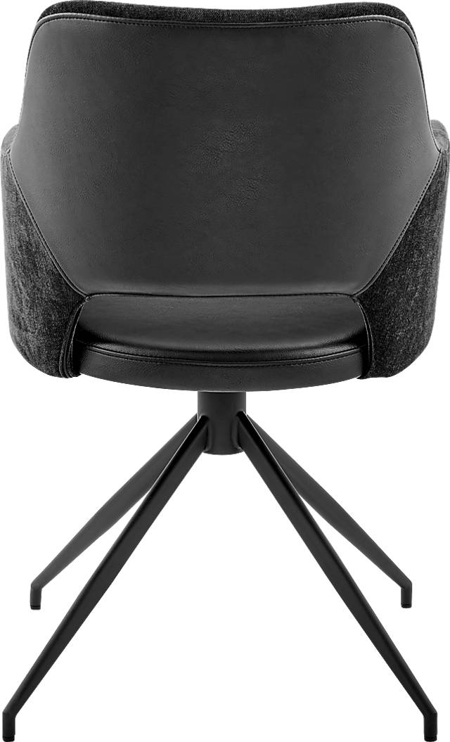 Quiment Black Arm Chair - Thumbnail - Image 5