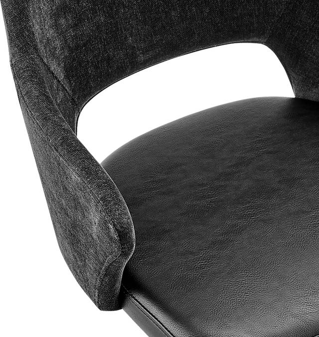 Quiment Black Arm Chair - Thumbnail - Image 6