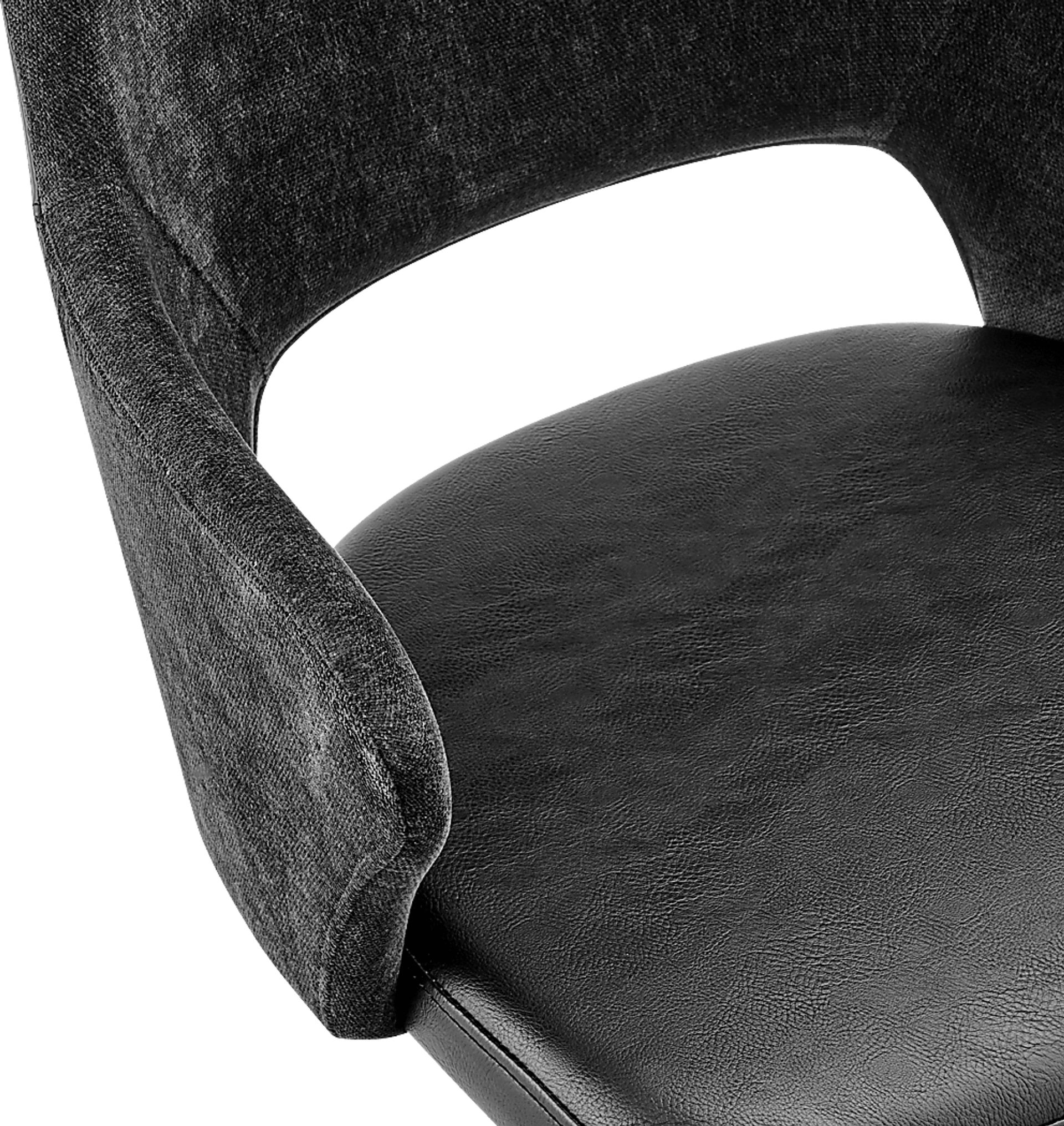 Quiment Black Arm Chair - Image 6