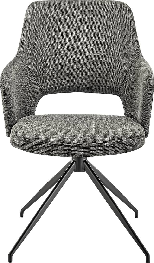 Quiment Charcoal Arm Chair - Thumbnail - Image 2