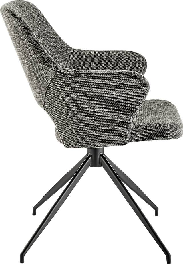 Quiment Charcoal Arm Chair - Thumbnail - Image 3