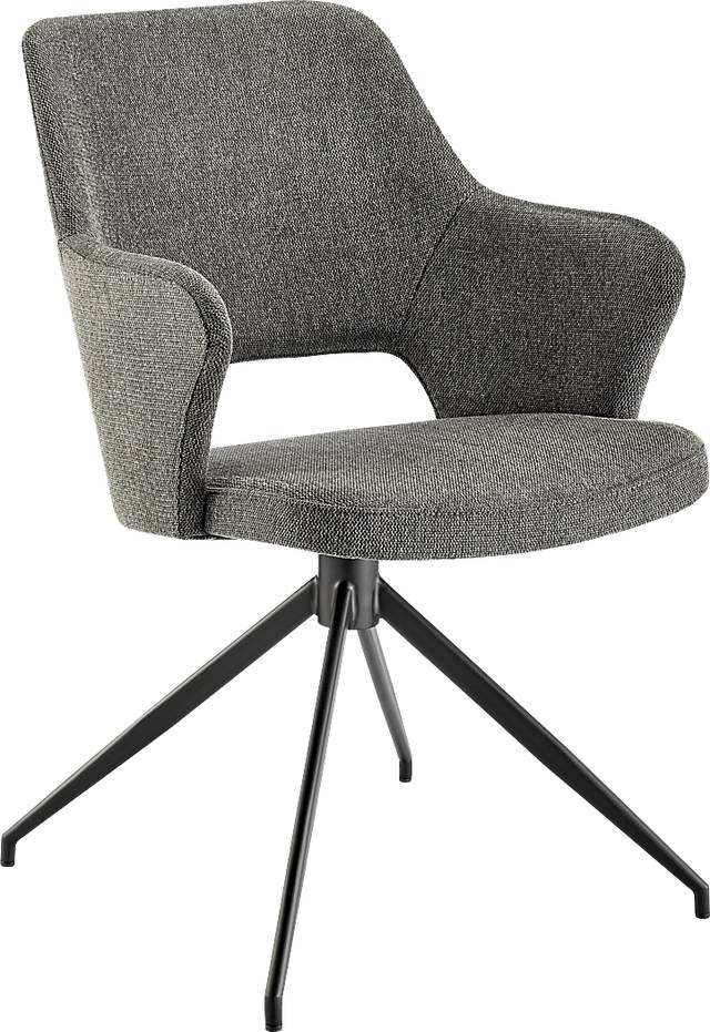 Quiment Charcoal Arm Chair - Thumbnail - Image 1