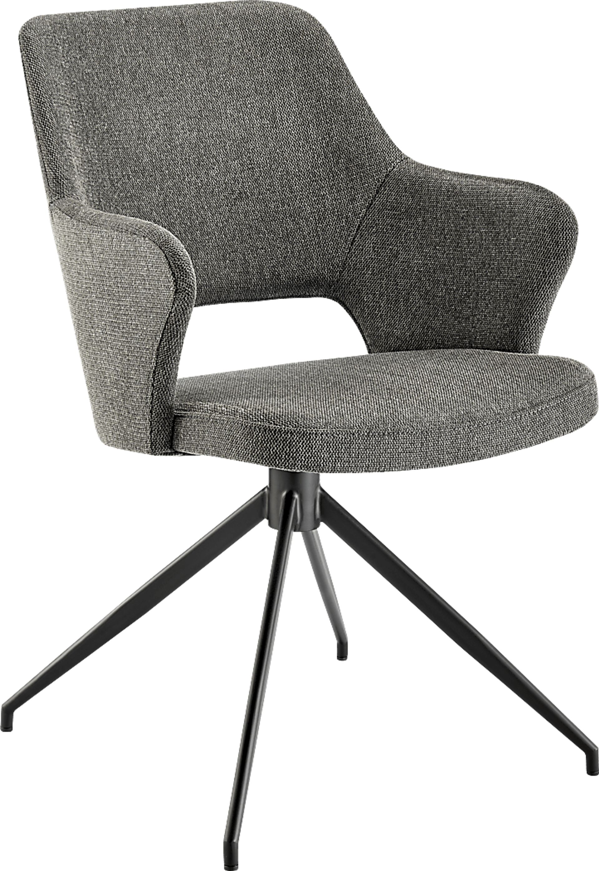 Quiment Charcoal Arm Chair - Image 1