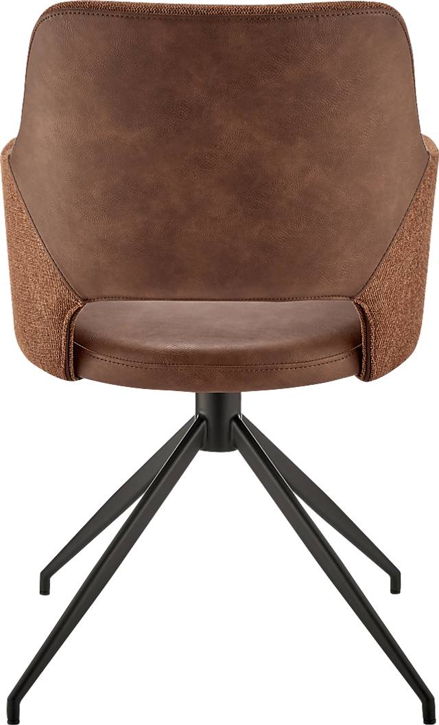 Quiment Dark Brown Arm Chair - Thumbnail - Image 3