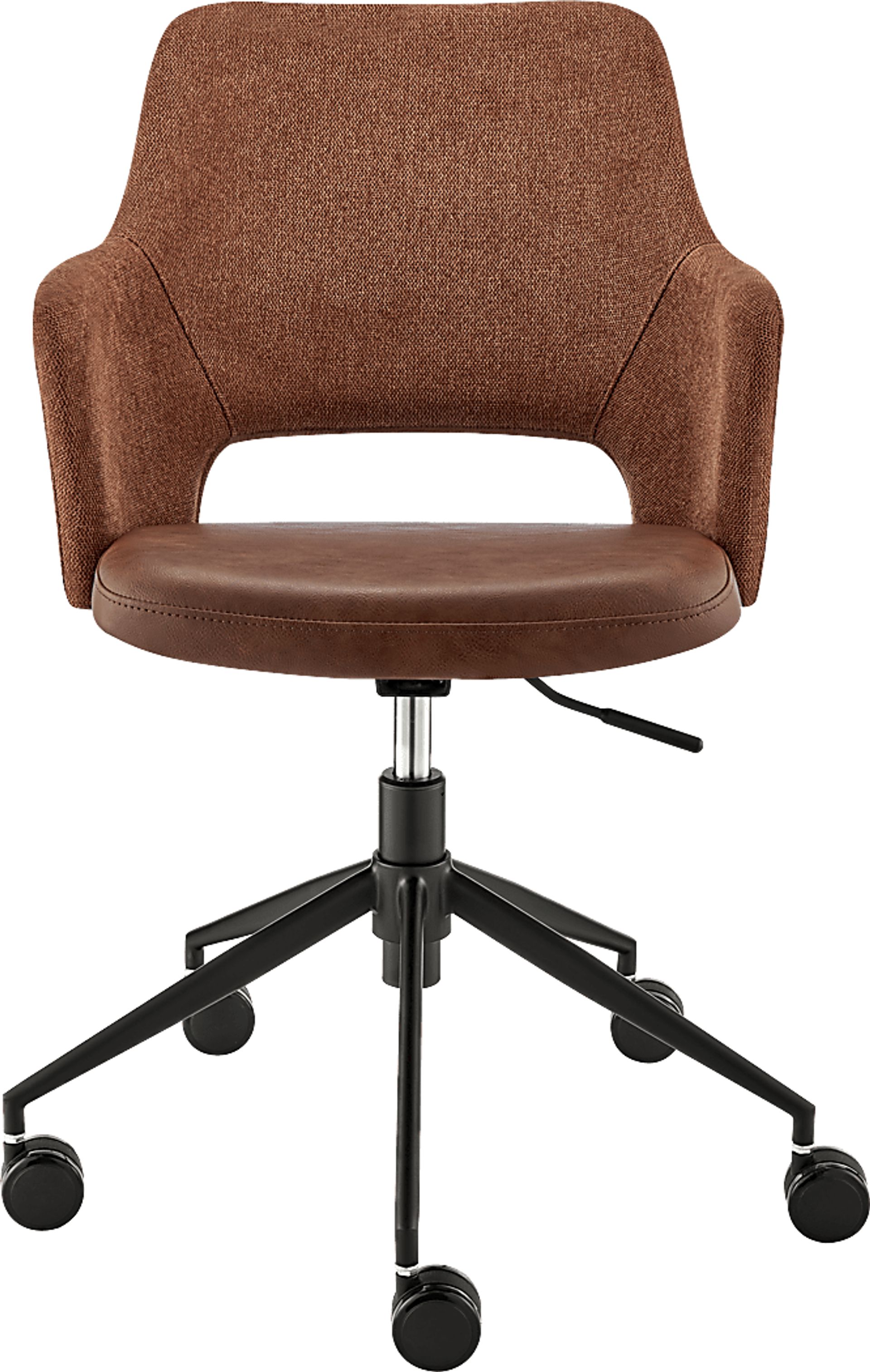 Quiment Dark Brown Office Chair - Image 2