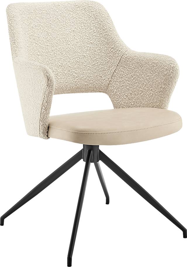 Quiment Ivory Arm Chair - Thumbnail - Image 1