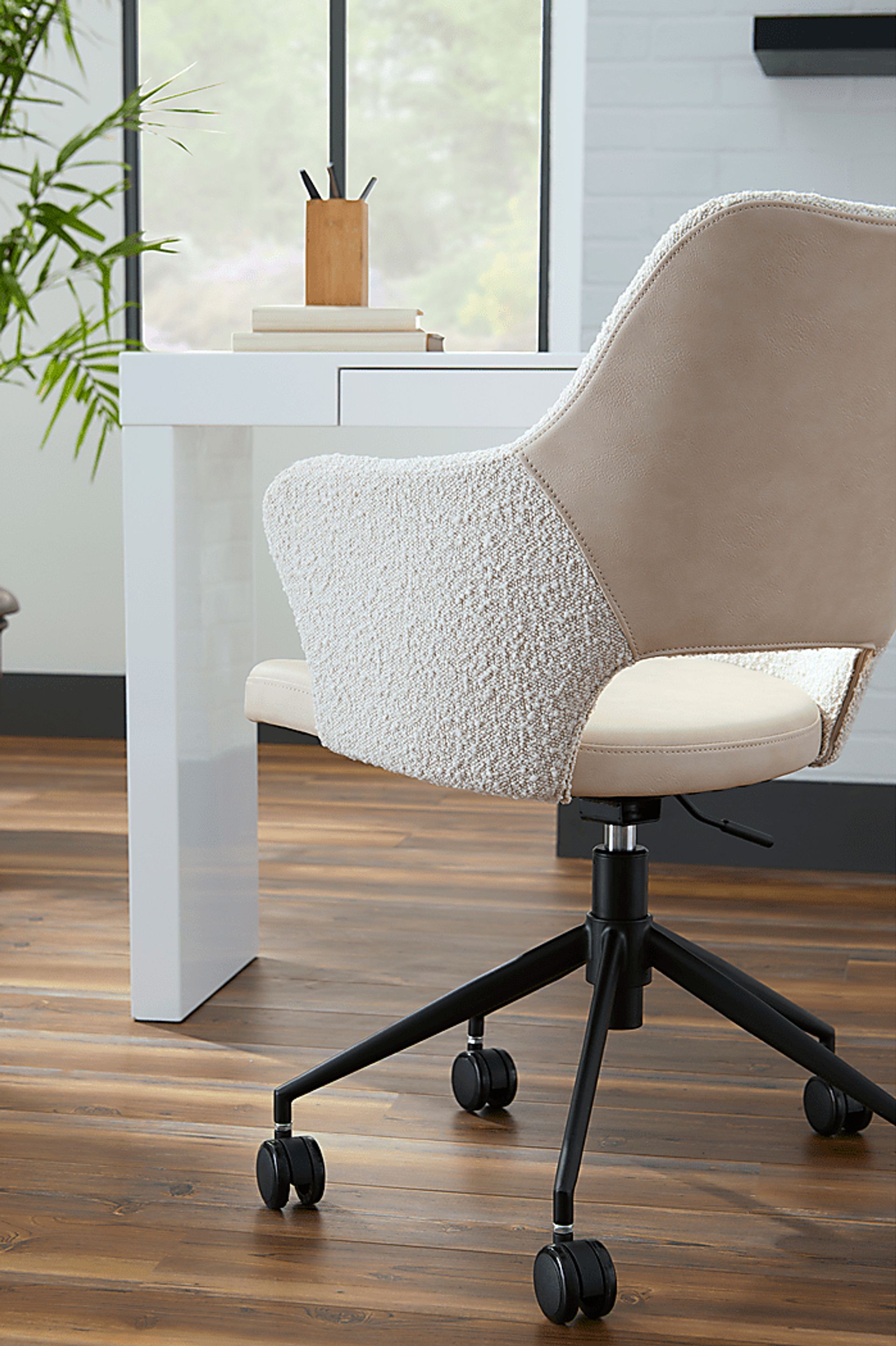 Quiment Ivory Office Chair - Image 4