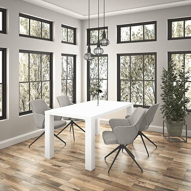 Quiment Light Gray Arm Chair - Thumbnail - Image 2