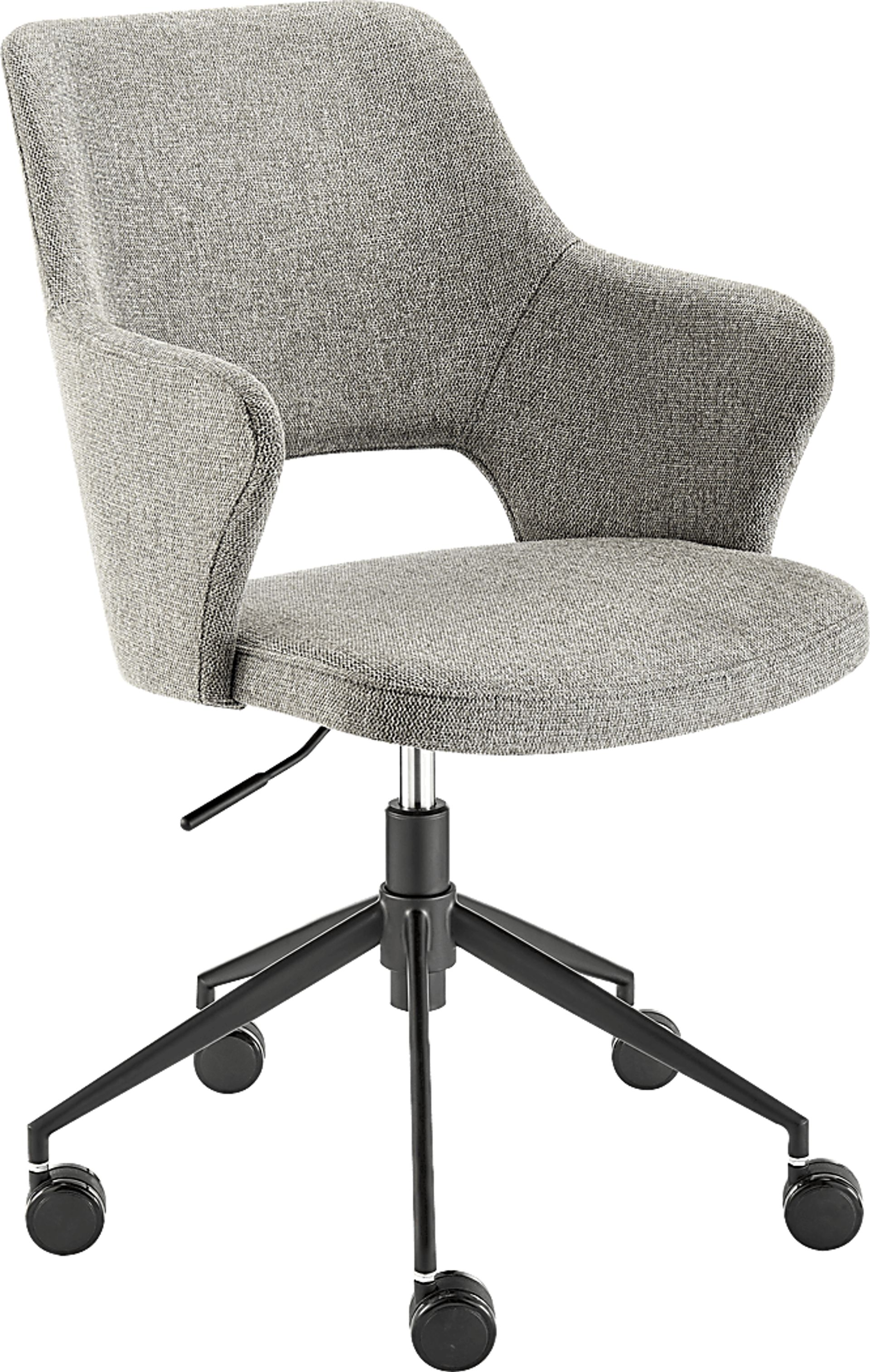 Quiment Light Gray Office Chair - Image 4