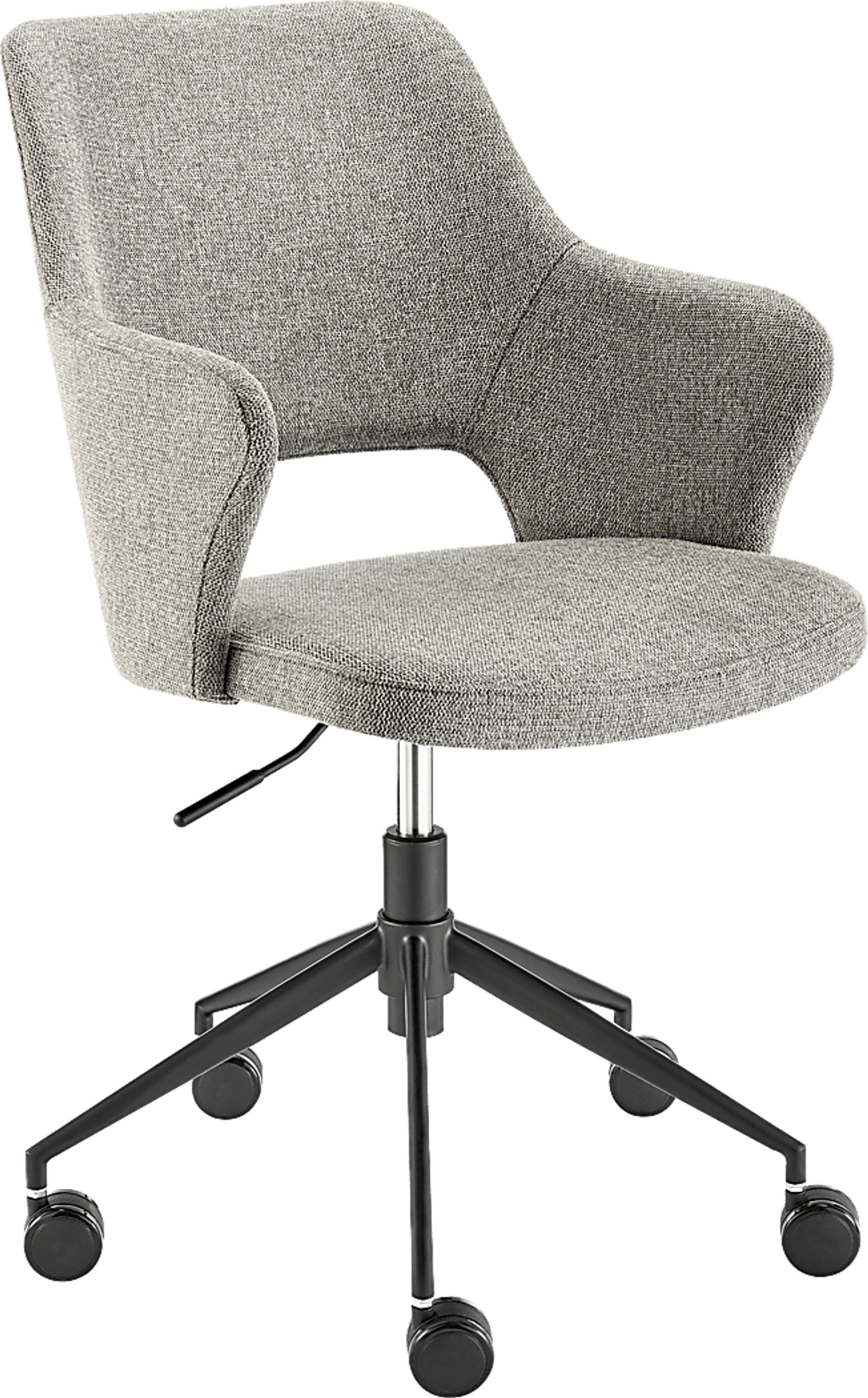 Quiment Light Gray Office Chair - Image 1