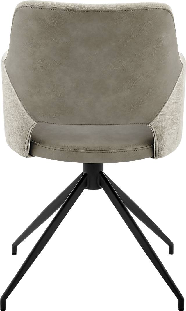 Quiment Taupe Arm Chair - Thumbnail - Image 5