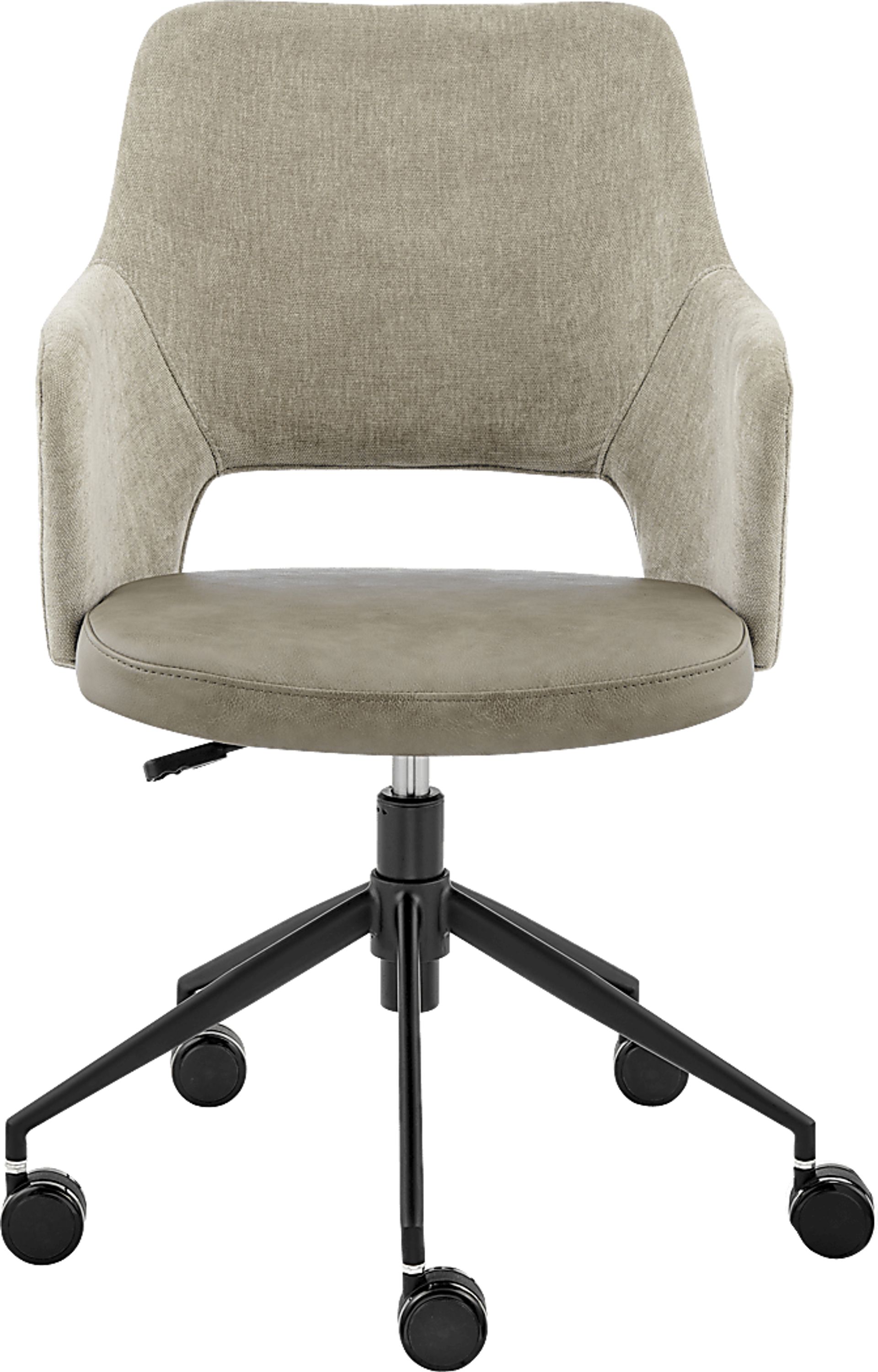 Quiment Taupe Office Chair - Image 2