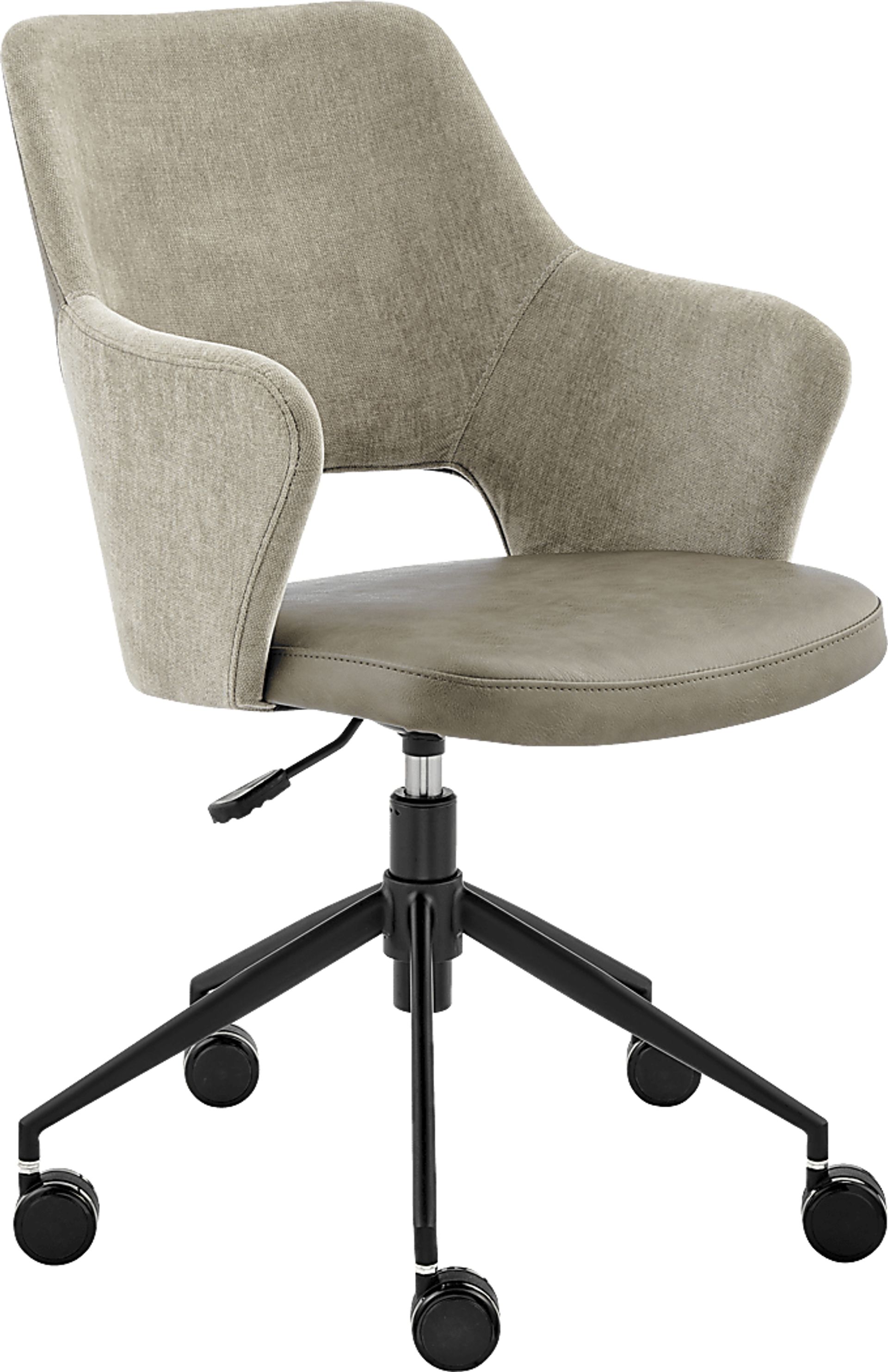 Quiment Taupe Office Chair - Image 1
