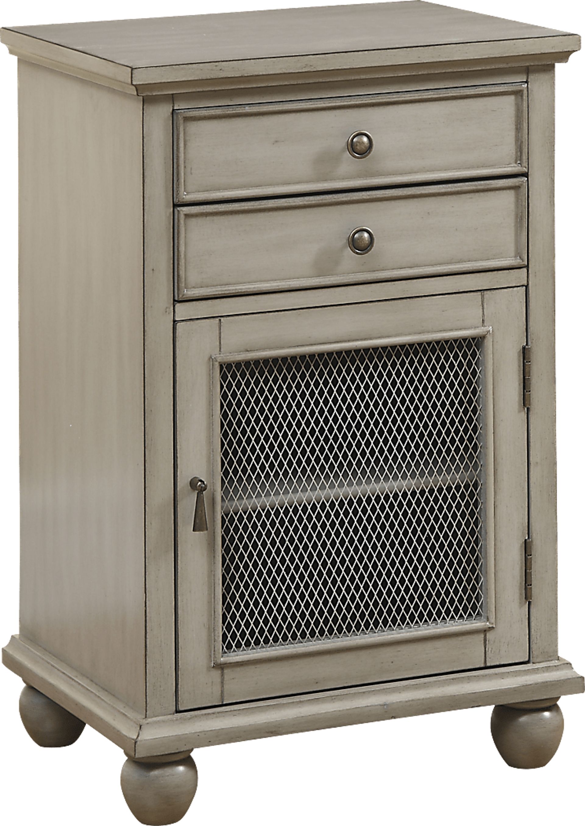 Quince Gray Accent Cabinet - Image 1
