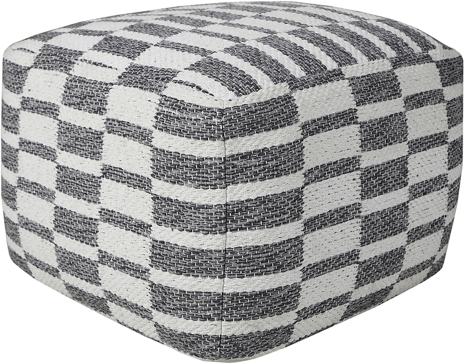 Melorna Gray Pouf - Image 5