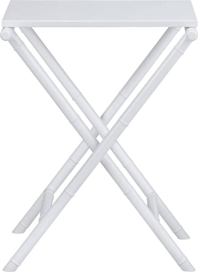 Quinebaug White Accent Table - Thumbnail - Image 2