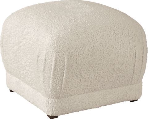 Quinella Ivory Ottoman