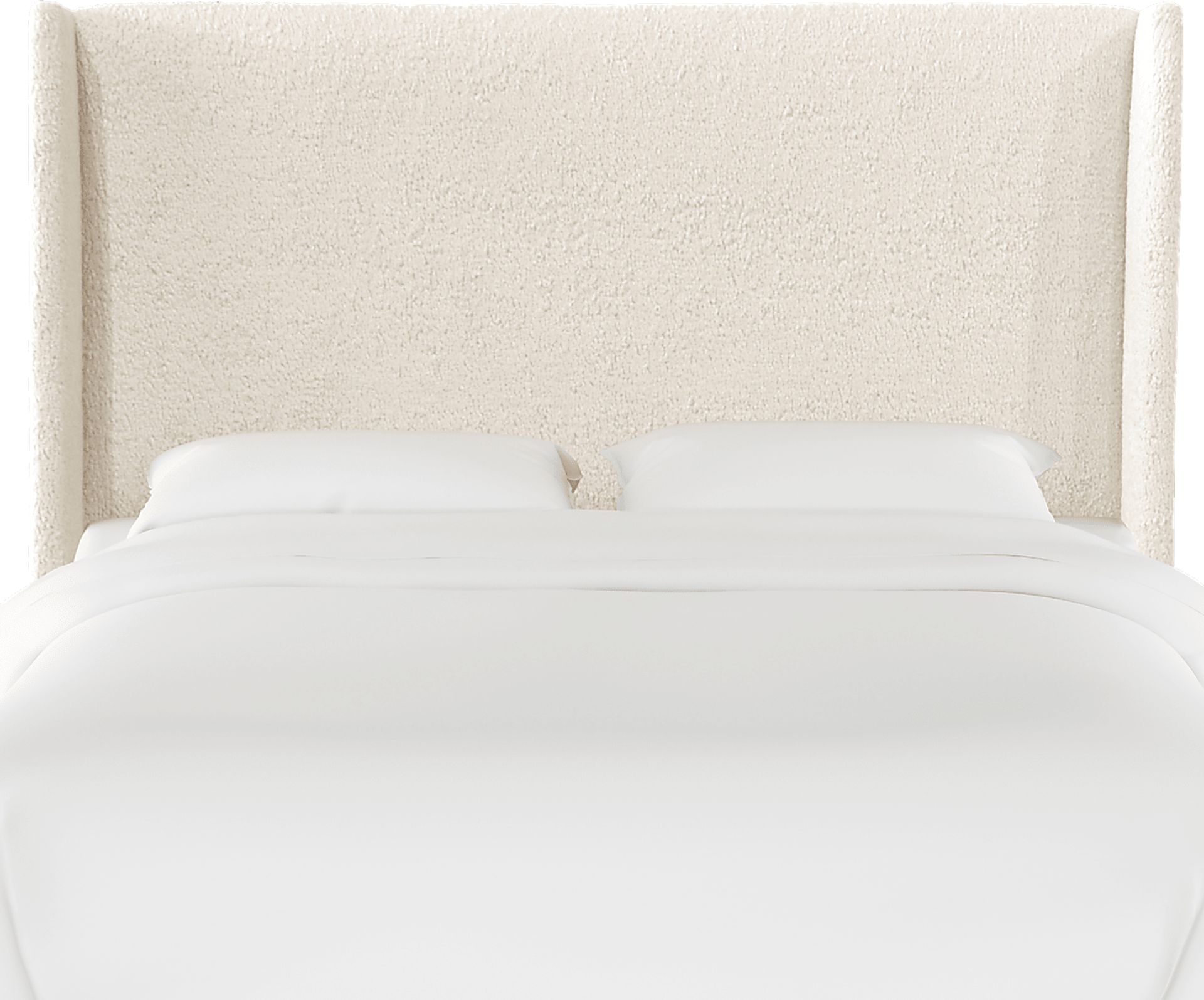 Quinella White King Upholstered Headboard - Image 2
