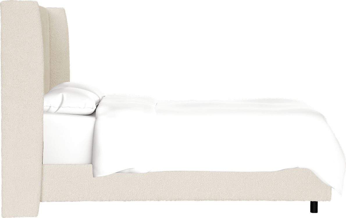 Quinella White Queen Bed