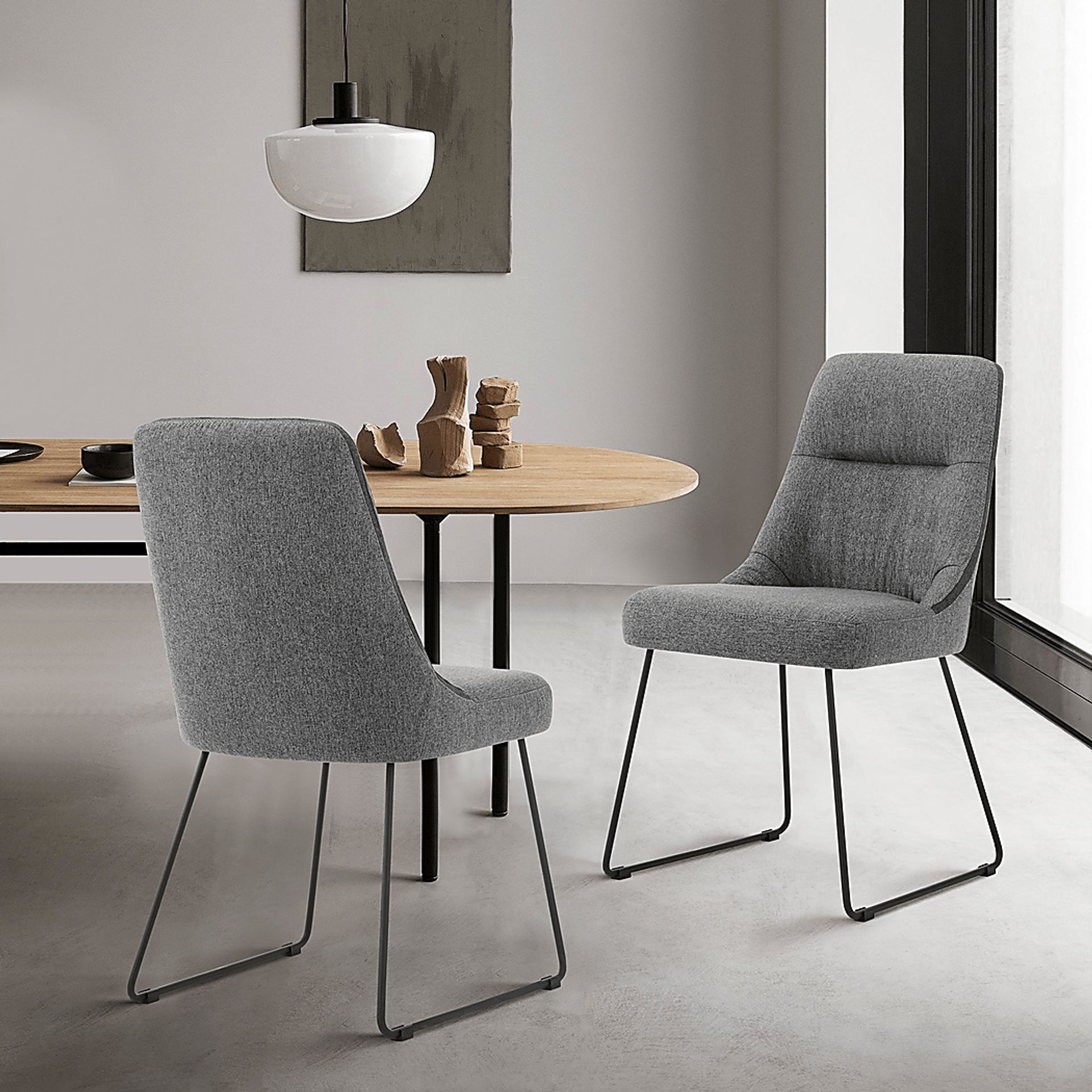 Quinnlane Gray Dining Chair, Set of 2 - Image 7