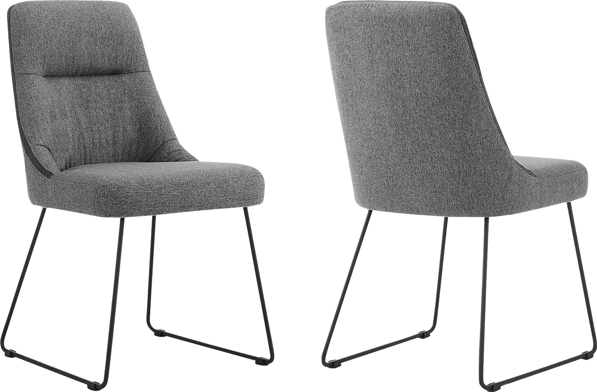 Quinnlane Gray Dining Chair, Set of 2 - Image 1