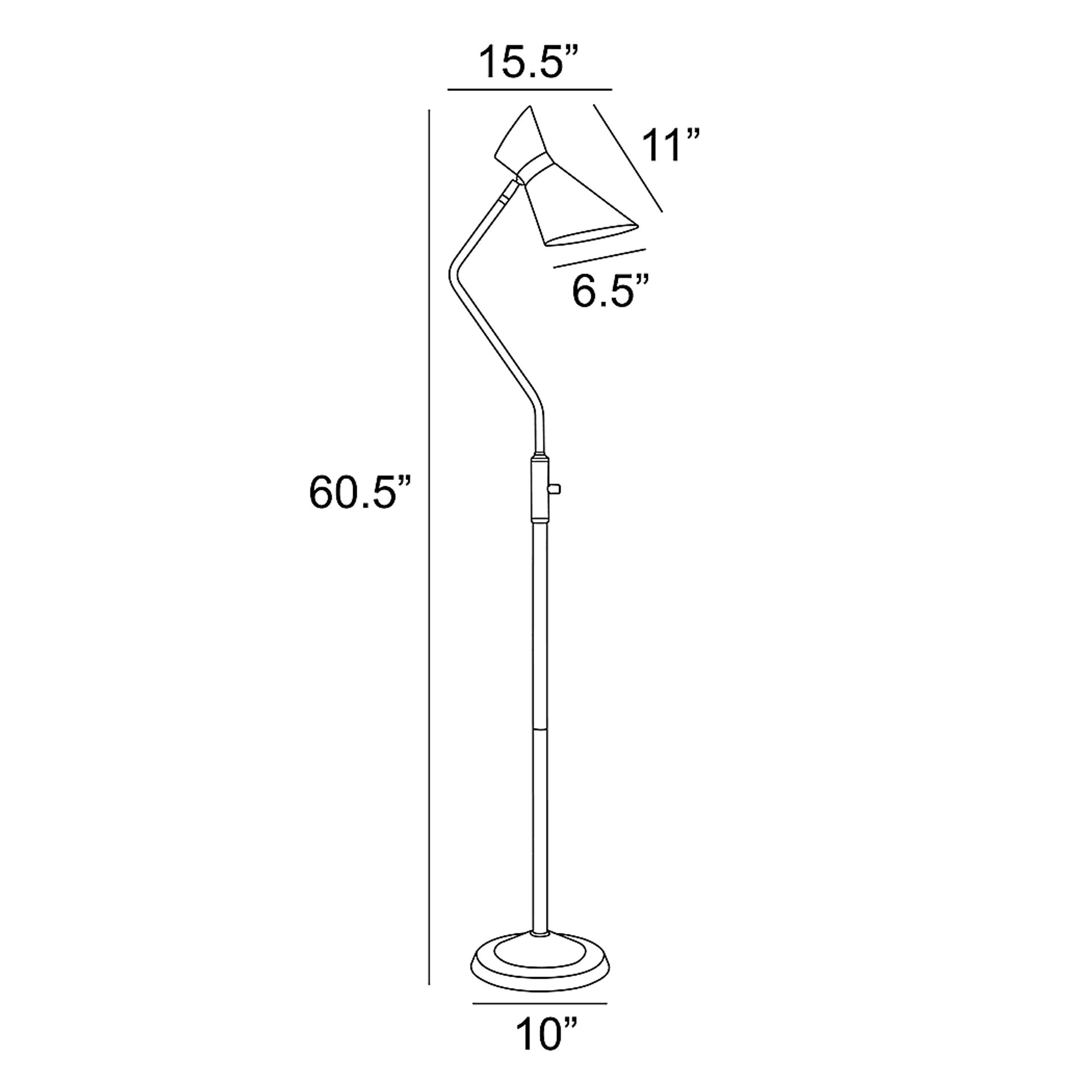 Quint Hills Brass Floor Lamp - Image 4