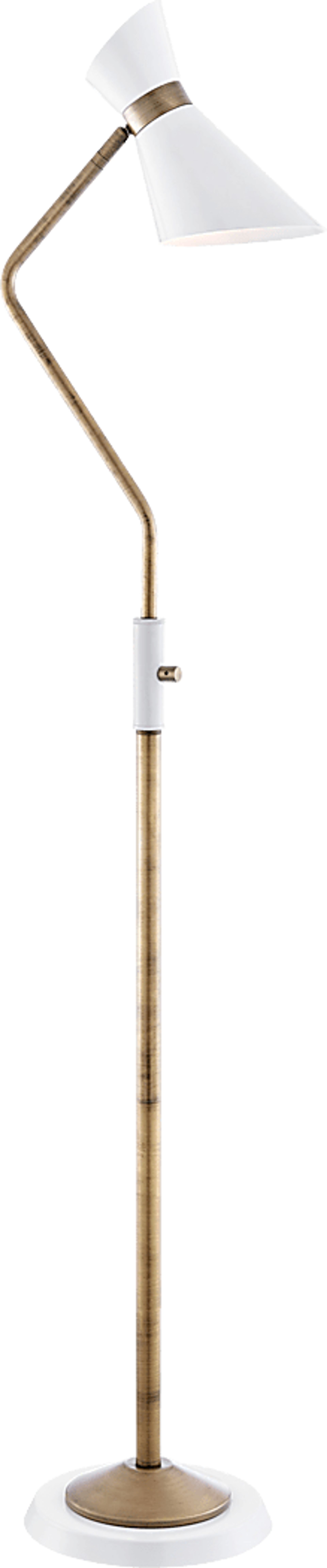 Quint Hills Brass Floor Lamp - Image 1