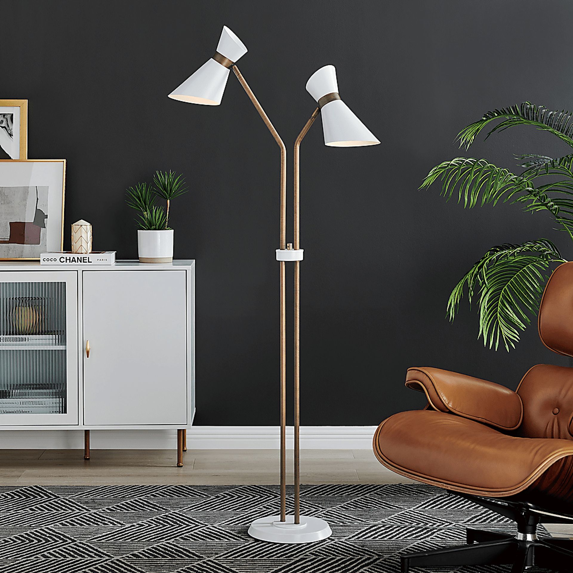 Quint Hills White Floor Lamp - Image 2