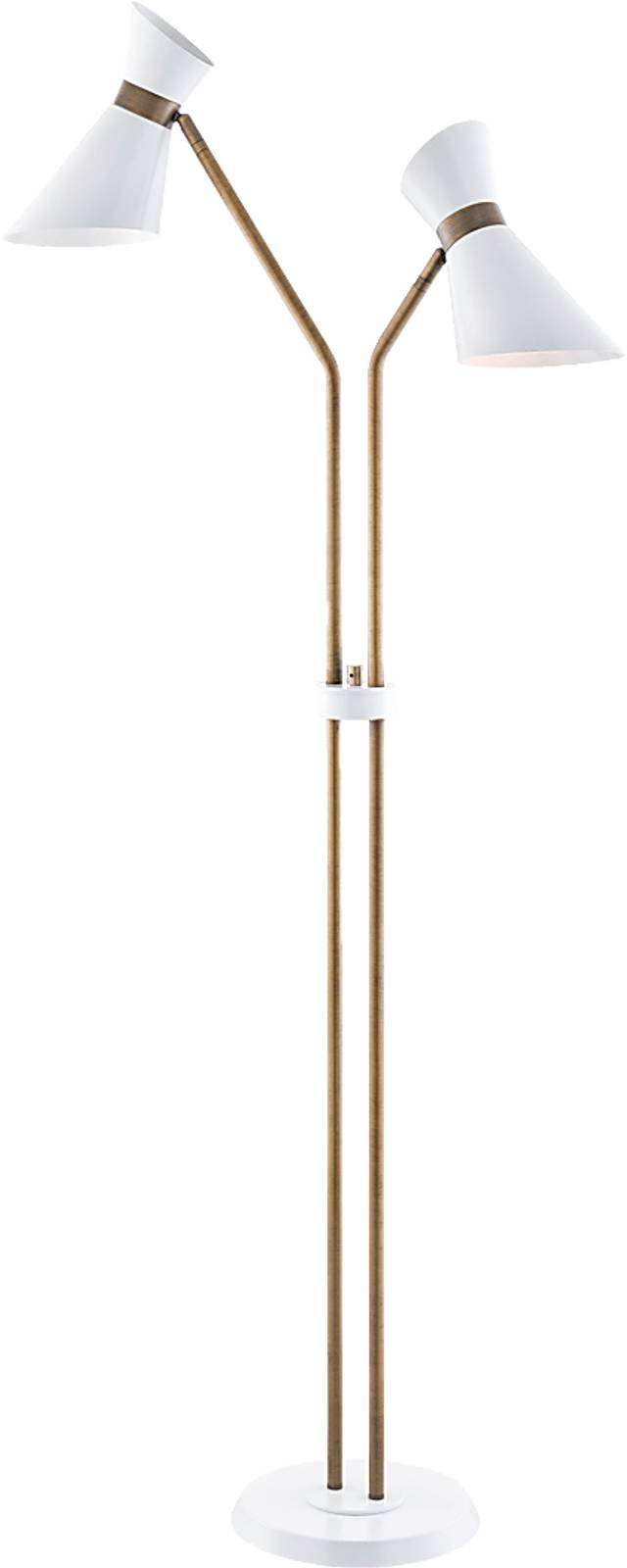 Quint Hills White Floor Lamp - Thumbnail - Image 1