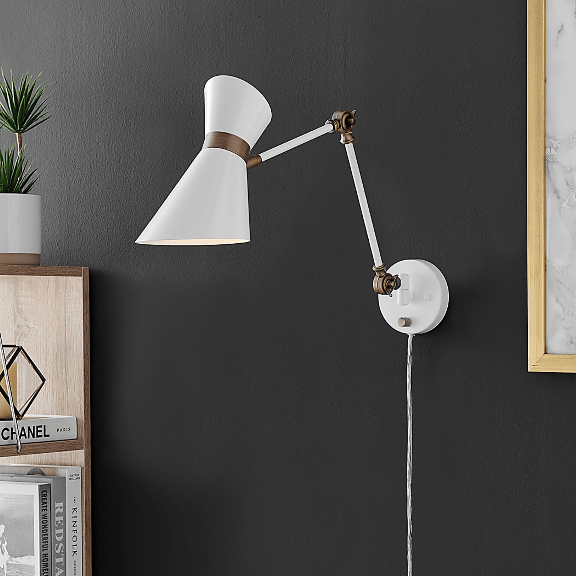 Quint Hills White Sconce - Image 2