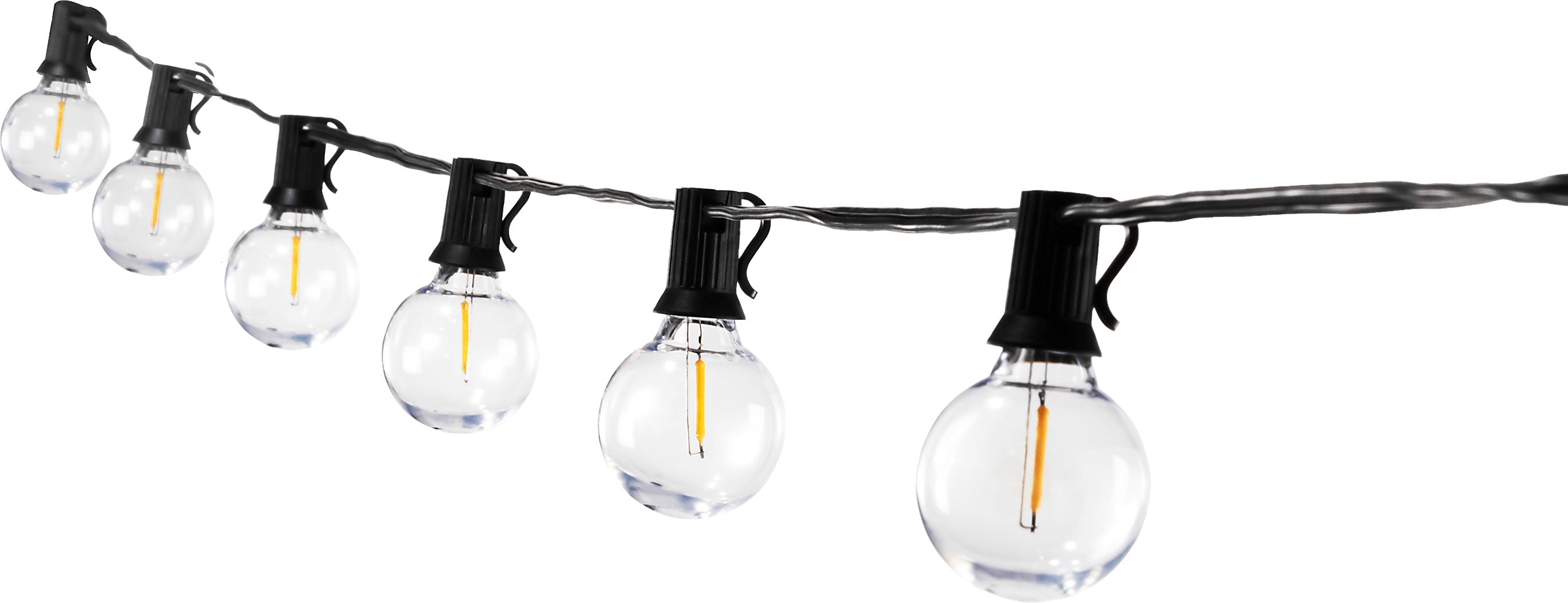 Quis Loop Outdoor Black String Lights