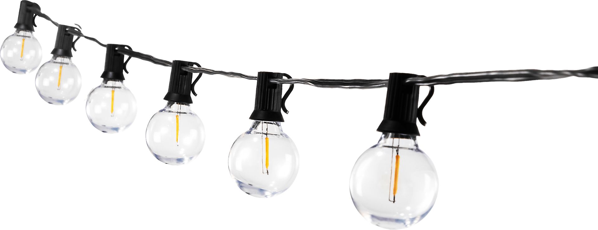 Quis Loop Outdoor Black String Lights - Image 1
