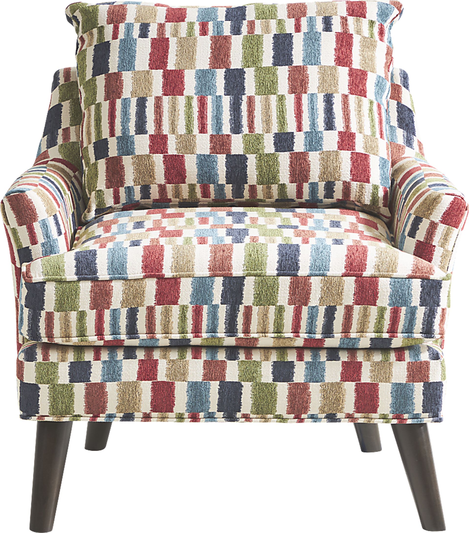 Quizzical Red Accent Chair - Image 2