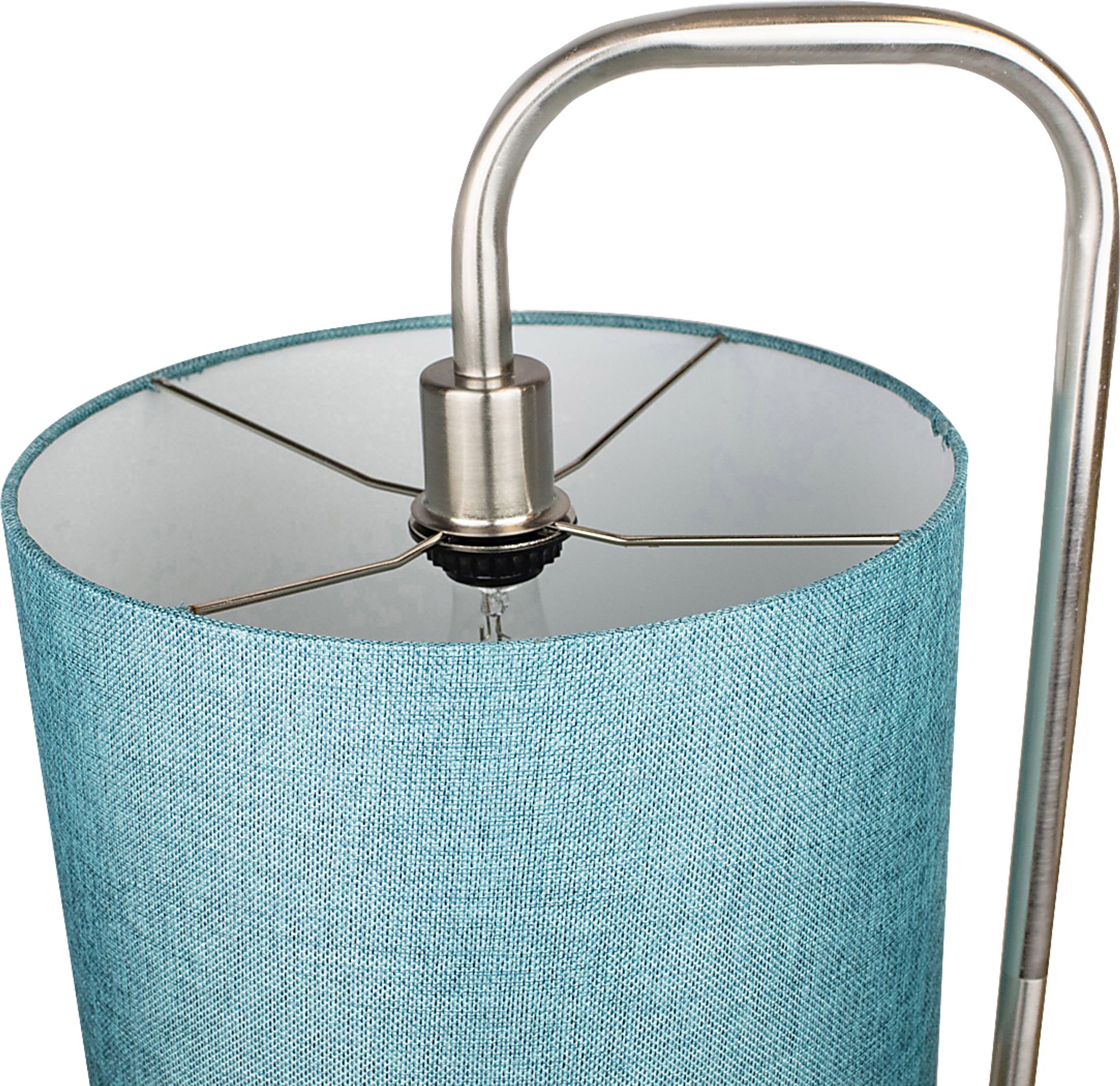 Quoin Road Turquoise Blue Floor Lamp | Rooms to Go