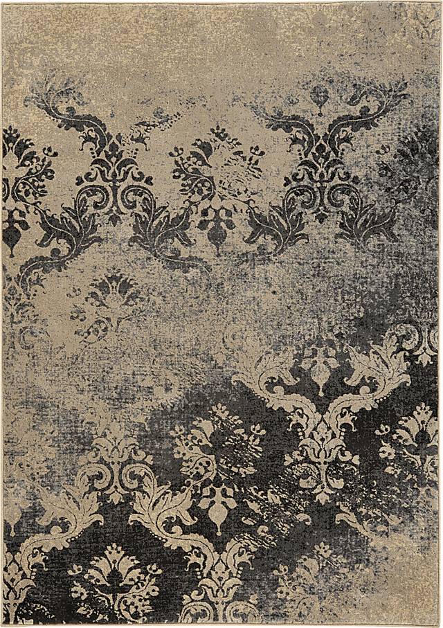 Rabat Gray 3'11 x 5'5 Rug - Thumbnail - Image 1