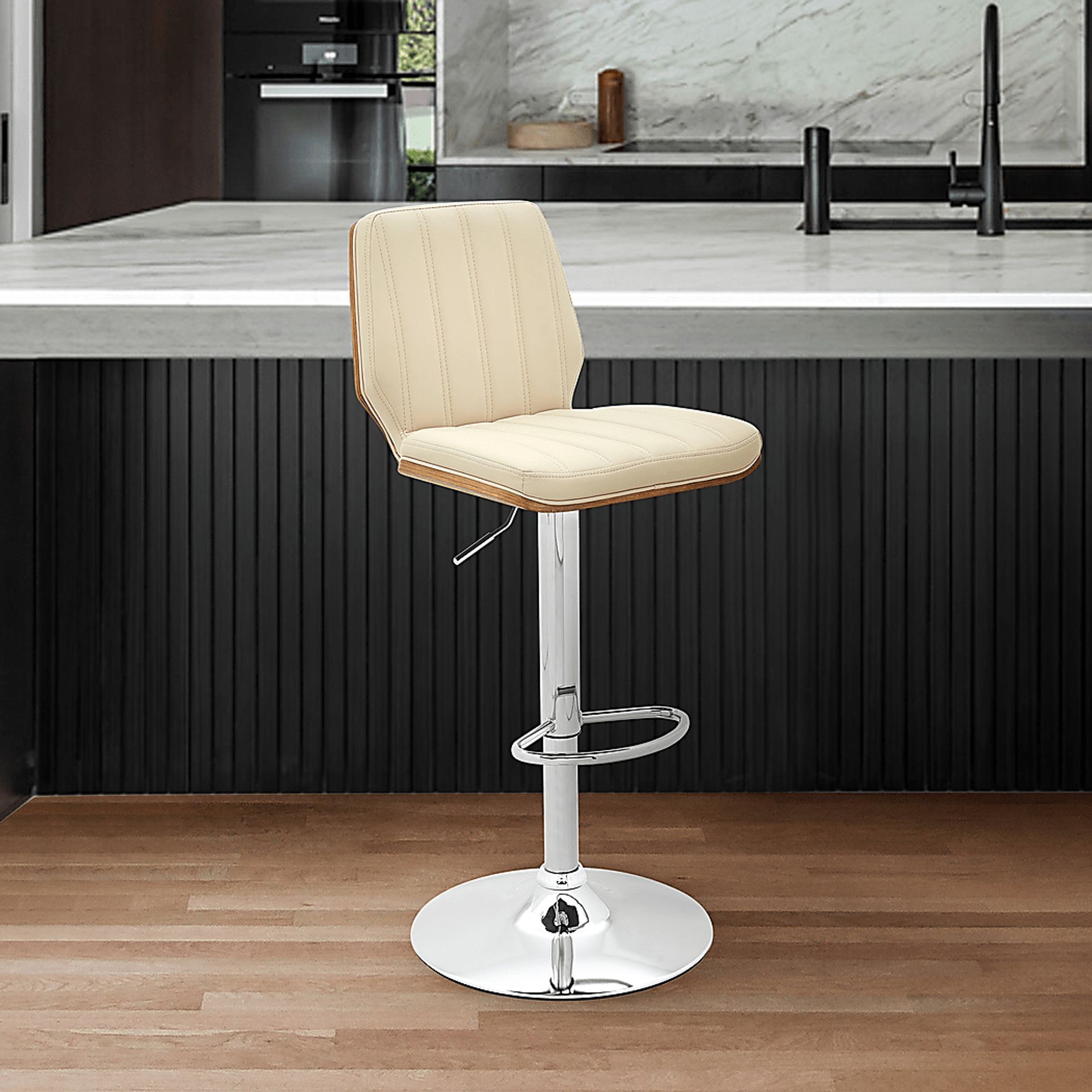 Rabina Cream Barstool - Image 7