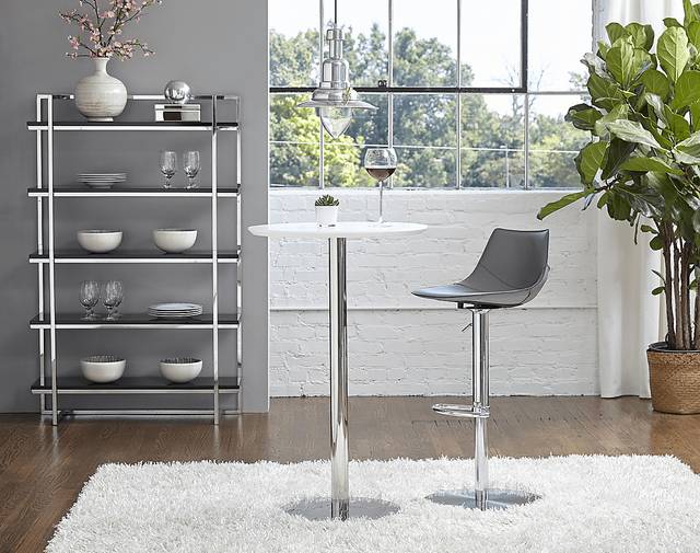 Rabion White Bar Table - Thumbnail - Image 2