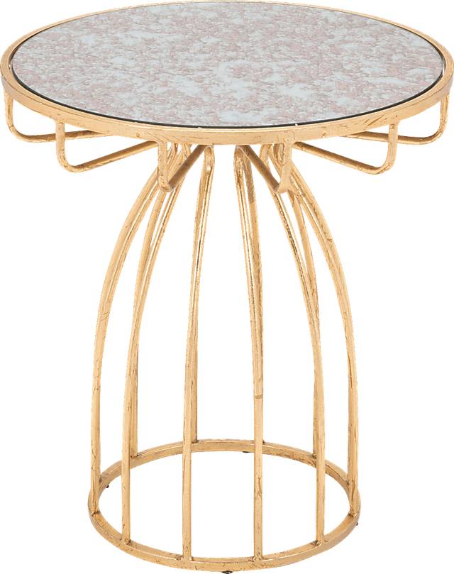Radella Gold Accent Table - Thumbnail - Image 1