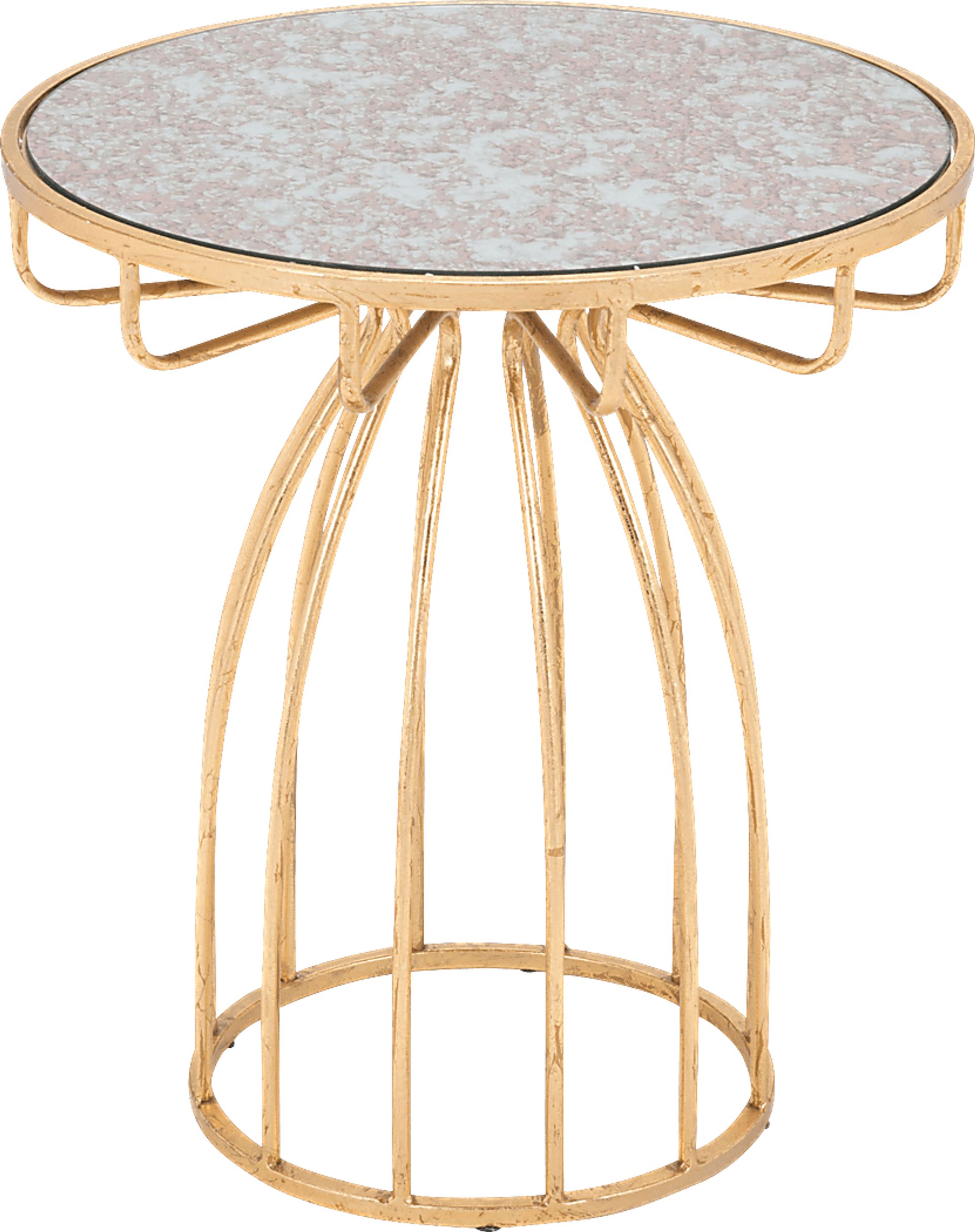 Radella Gold Accent Table - Image 1