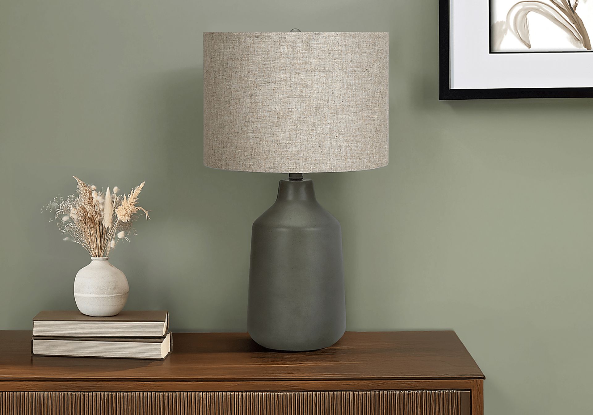 Radom Circle Gray Lamp - Image 2