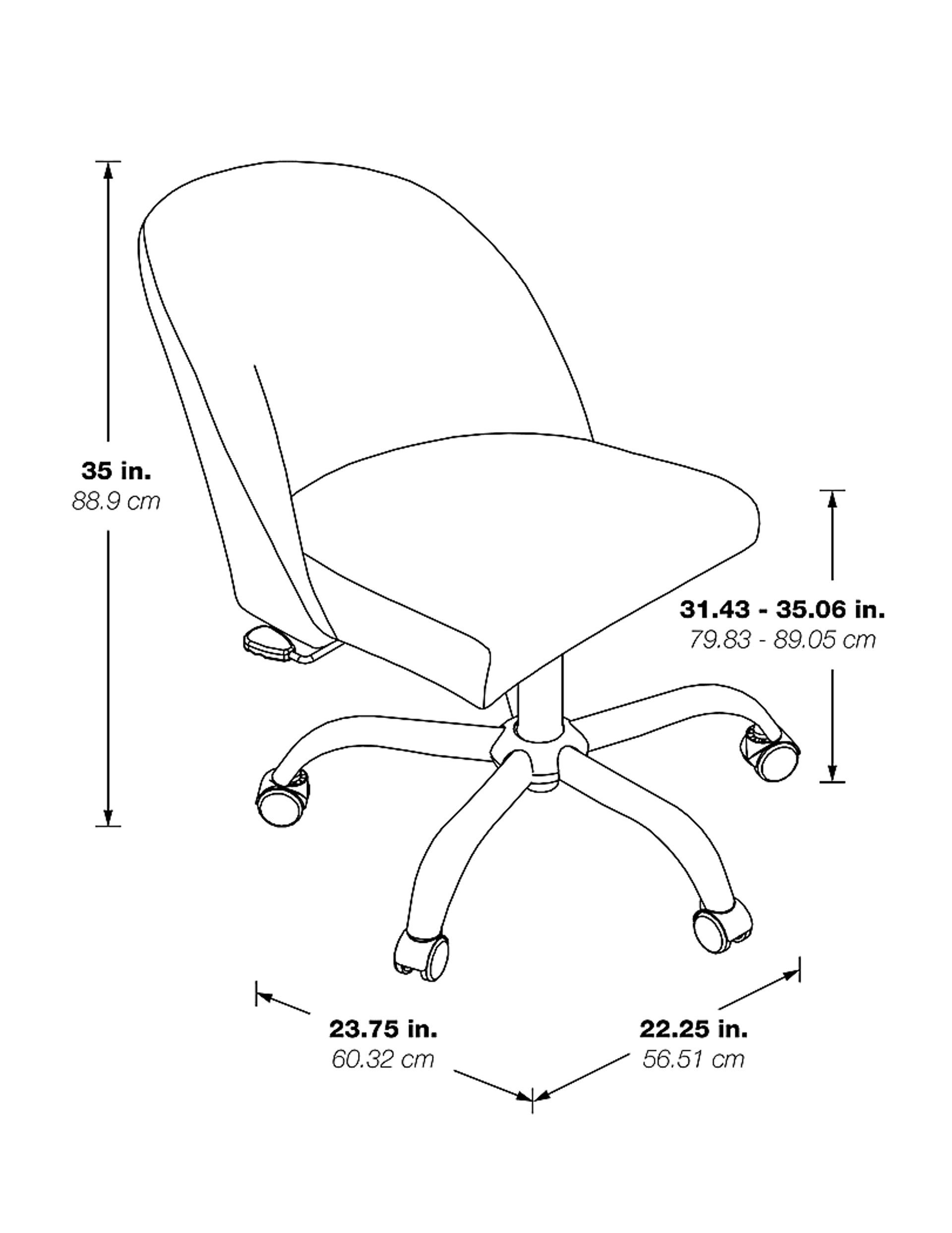Radonna Black Office Chair - Image 10