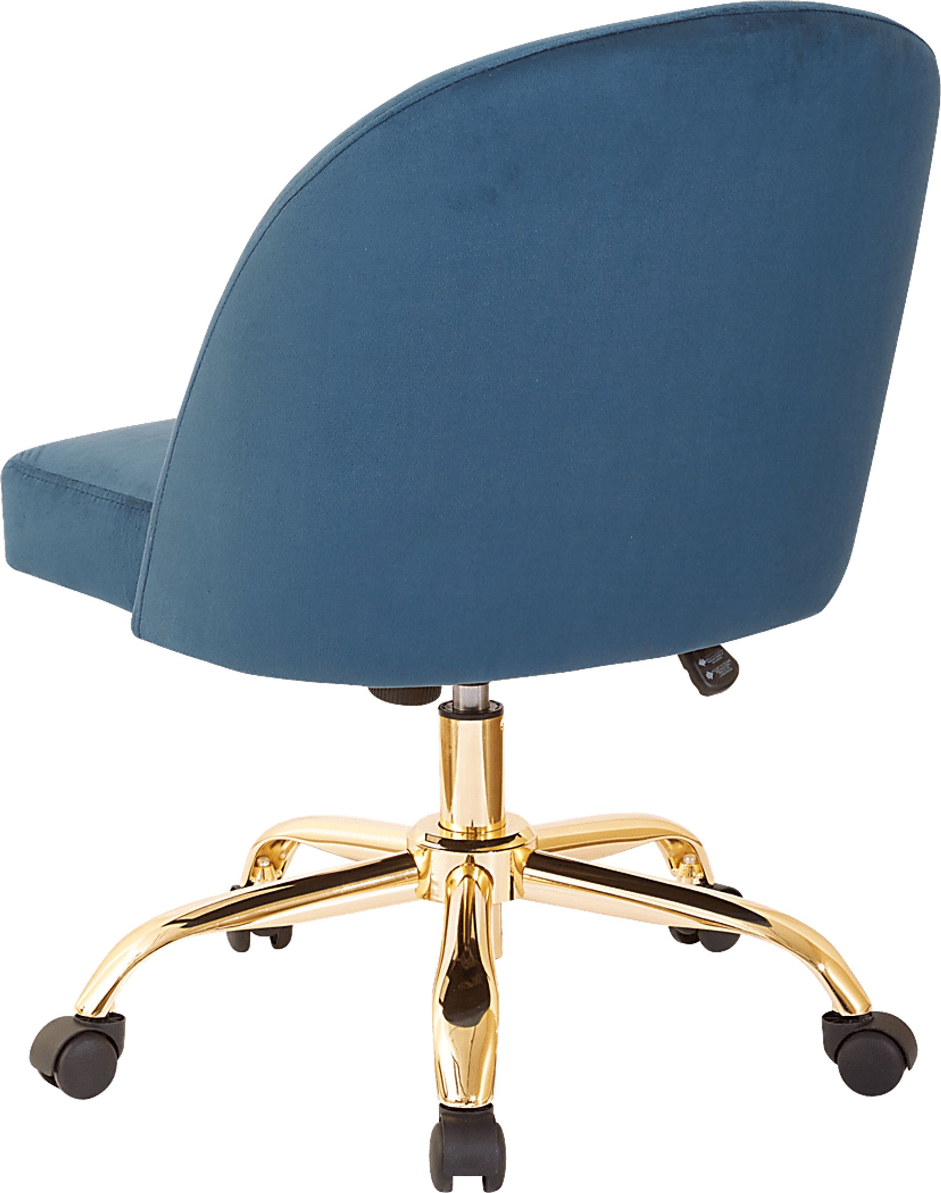Radonna Blue Office Chair - Image 2