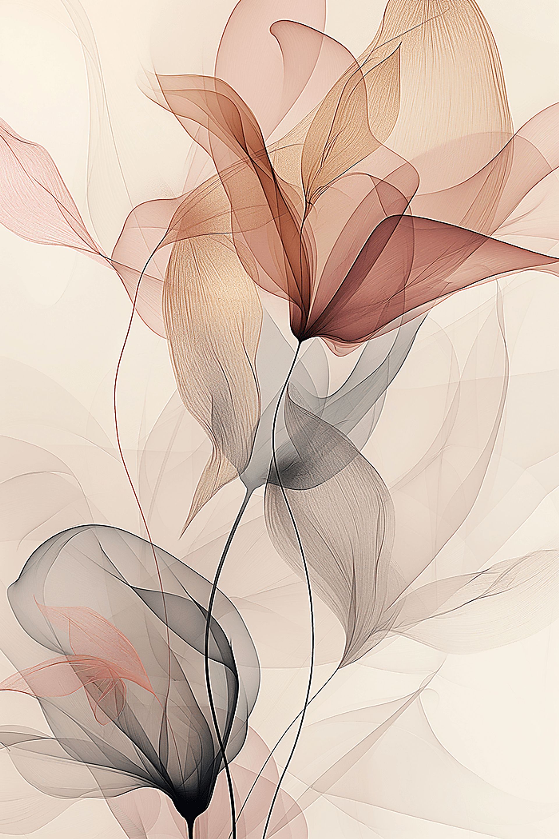 Radosevich Beige Artwork - Image 1