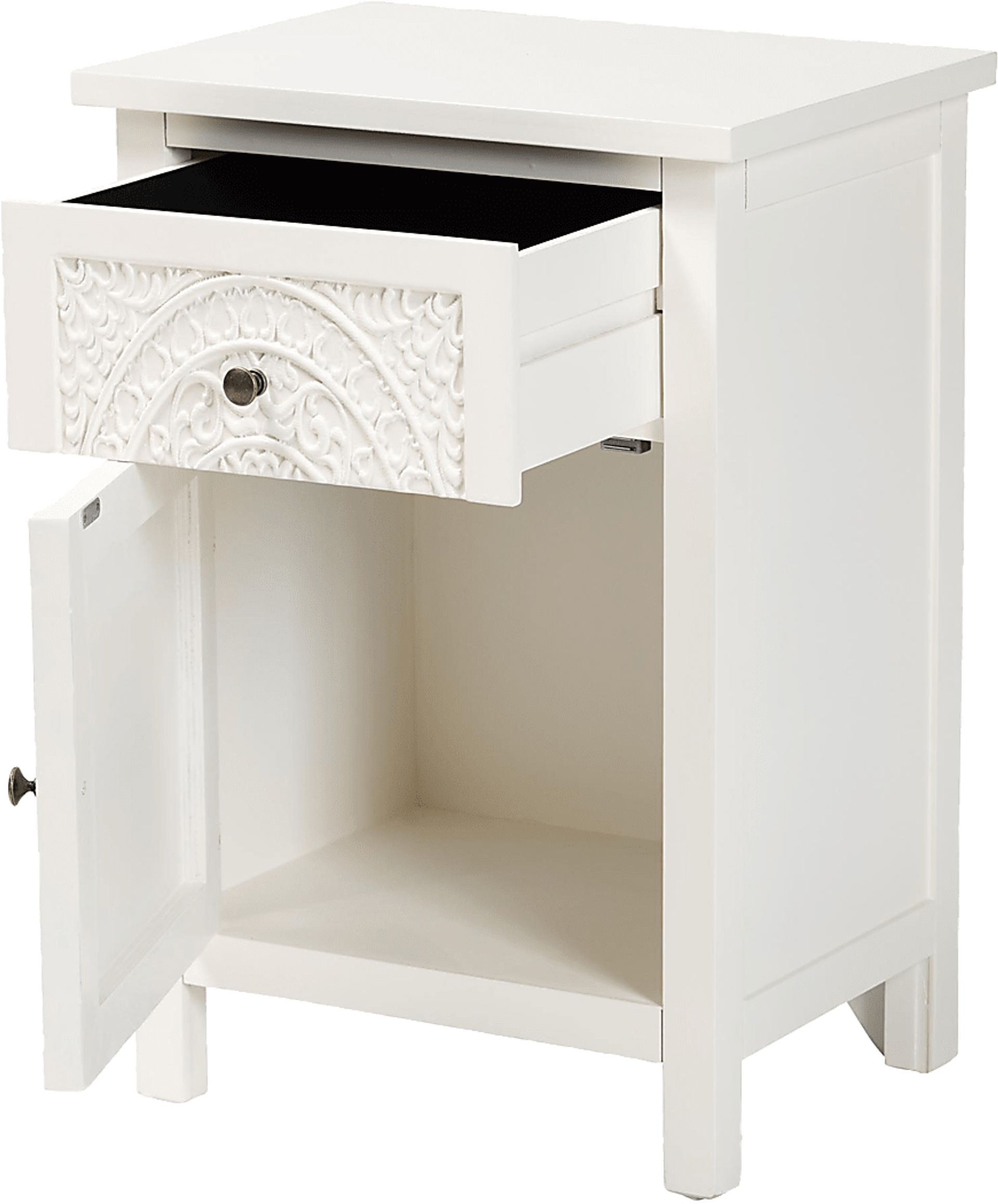 Radslow White Nightstand - Image 5