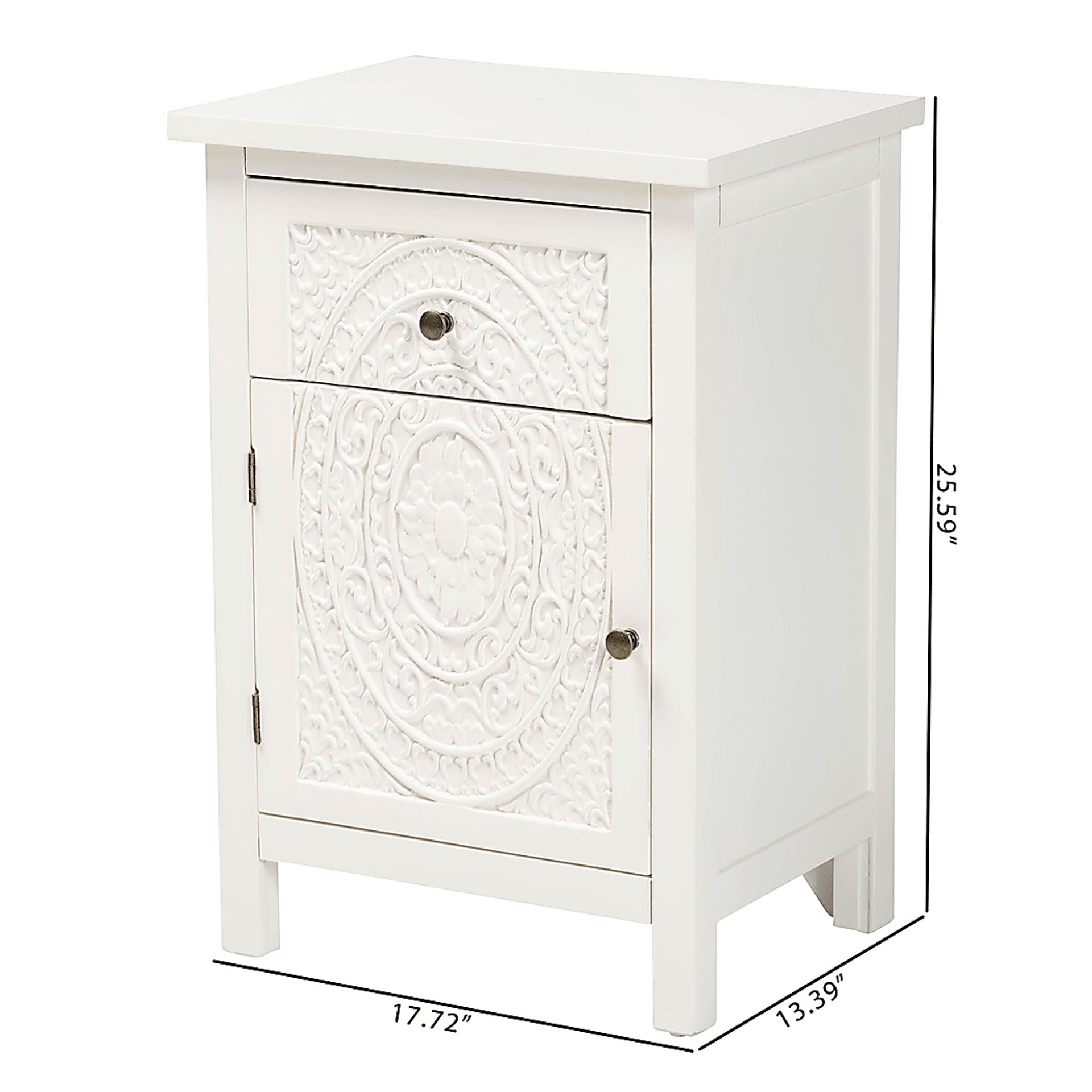 Radslow White Nightstand - Image 10